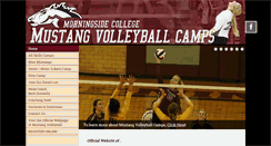 Desktop Screenshot of mustangvolleyballcamps.com